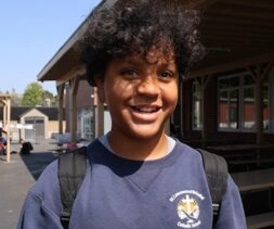 James, an after school meal program beneficiary